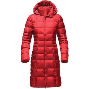 The North Face Metropolis Down Parka in Red